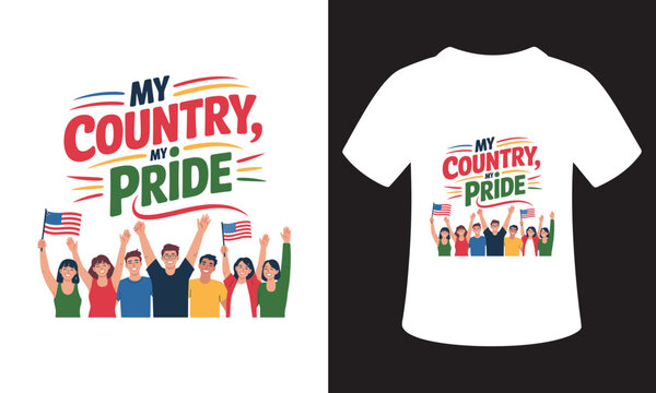 Motivational patriotism T-Shirt Design