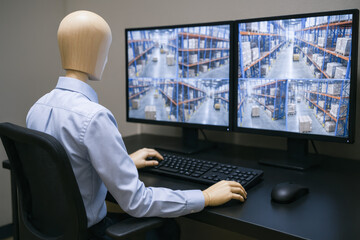Poster - Monitoring and analysis warehouse activity through multiple surveillance feeds enhances inventory control and operational efficiency in business