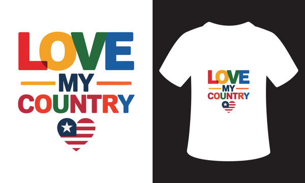 Inspiring patriotism T-Shirt Design