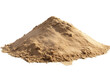 © Pavel - Desert sand pile isolated on a transparent background highlights the fine texture and natural color of sand commonly found in arid environments
