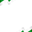© chairul - Pakistan Flag Frame Ribbon Corner Border Illustration