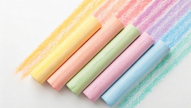 colorful plasticine on a white background