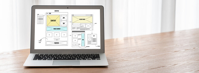 Website design software provide modish template for online retail business and e-commerce