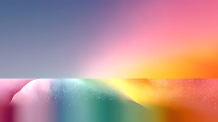 Poster - Gradient abstract background with light sparkles blending colorful tones for creative design