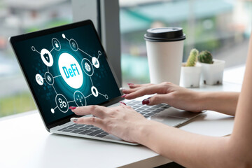 Poster - E-learning website with modish sofware for student to study online on the internet network