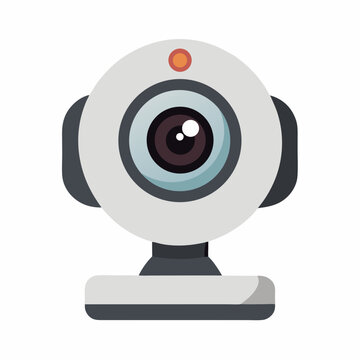 Simple illustration of a computer webcam
