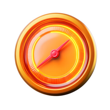 3d rendered compass illustration showing directional guidance and navigation in a modern style