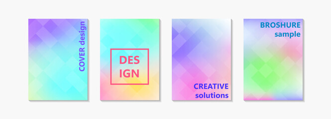 Poster - Colorful vector layout with flat shapes and lines. A versatile design for catalogs, posters, or digital artwork. Combines minimalism with a modern aesthetic.
