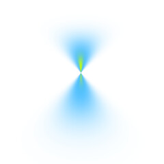 Poster - Radiant Hourglass Beam: Concentrated Light Burst on Transparent Backdrop, Dynamic Energy Effect for Visual Compositions and Creative Projects, Isolated Flare
