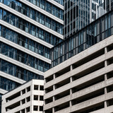 Modern Urban Architecture - Glass and Concrete Building Facades