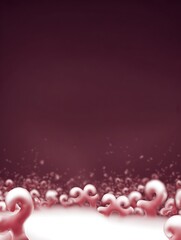 Poster - Maroon abstract backdrop with flowing forms