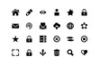 © AJM - Digital Icon Collection: A comprehensive assortment of digital icons, crafted in a minimalist black and white design, perfect for enhancing any digital interface or creative project.