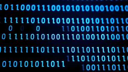 Poster - Abstract Binary Code: Digital Matrix