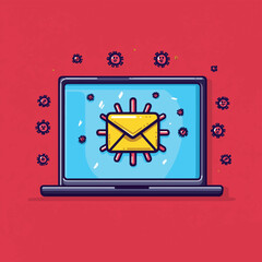 Poster - Email virus detection icon