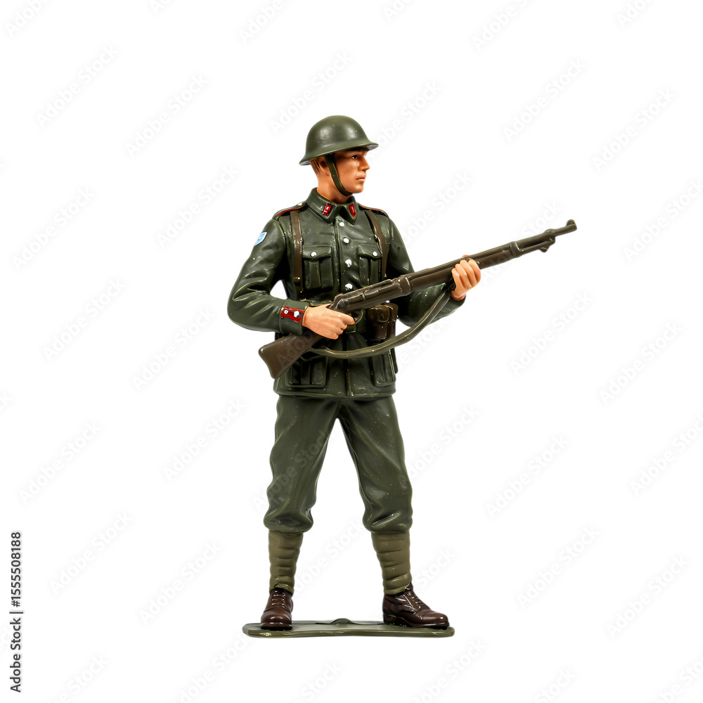 German Soldier Figurine: World War I Military Collectible