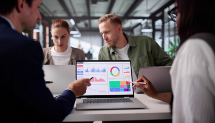 Poster - African Data Analyst Leads Business Meeting