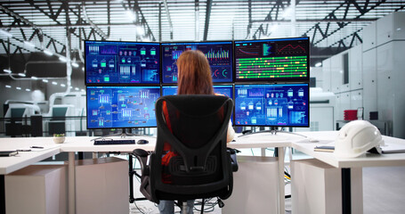 Poster - Mastering SCADA Technology: A Woman Controls Factory Processes