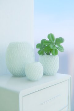Soft light on modern d?cor arrangement