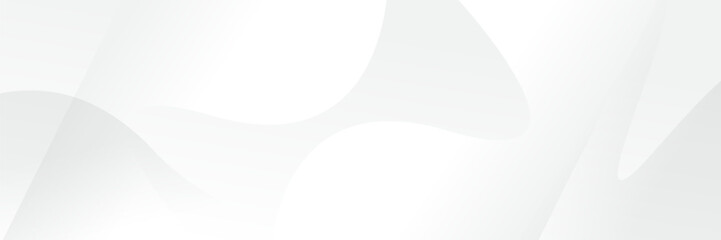 Wall Mural - Abstract pattern white geometric banner design background.