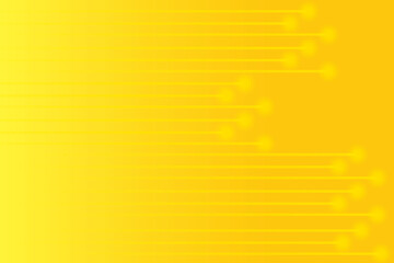 Poster - Abstract yellow gradient background with horizontal lines and glowing orbs