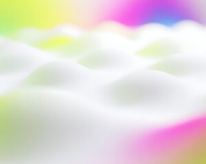 Poster - Abstract softly lit pastel landscape