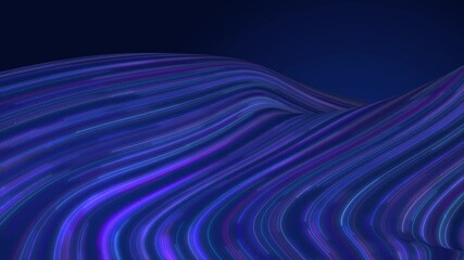 Fototapete - High speed data delivery to high-level processing systems powered by next gen computing technologies such as cloud, edge and quantum, which accelerates data analysis, technology and business.