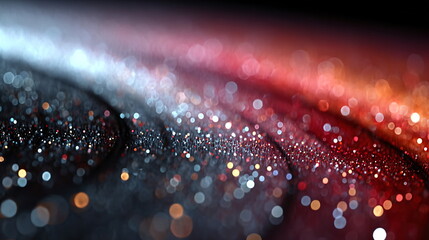 Poster - Abstract background with sparkling bokeh lights. Festive illumination for holiday celebration card and party.