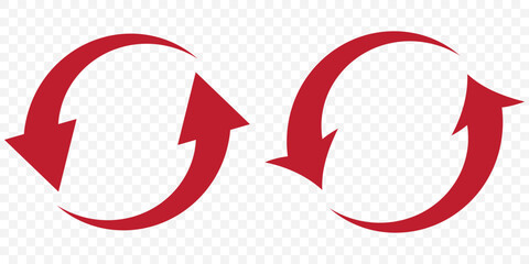 Leinwandbilder - refresh arrow icon transparent. refresh sign PNG. reload, reset. repeat, recycling sign. circular arrow icon vector. update icon. convert icon. replay, reboot sign in Transparent Background. EPS 10.