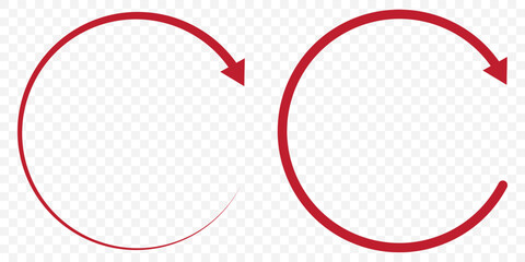 Leinwandbilder - refresh arrow icon transparent. refresh sign PNG. reload, reset. repeat, recycling sign. circular arrow icon vector. update icon. convert icon. replay, reboot sign in Transparent Background. EPS 10.
