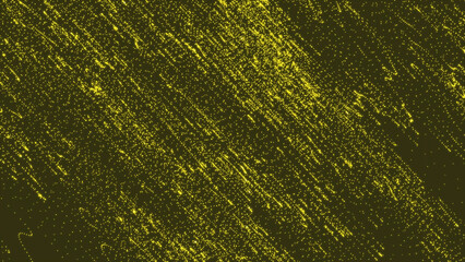 Poster - Abstract Yellow Particle Stream on Dark Background Dynamic Energetic and Modern Design Element This image features