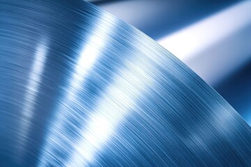 Poster - abstract background with blue lights