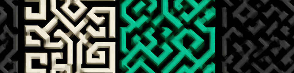 Poster - Creative Geometric Vector Seamless Pattern
