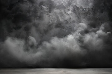 Wall Mural - Excellent dark ocean with a cloud in the middle of it
