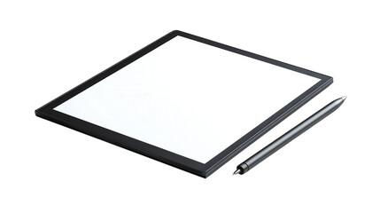Poster - Smart writing pad for note digitization, Transparent background, PNG file