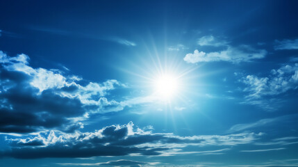 Wall Mural - blue sky with white cloud background. white cloud with blue sky background