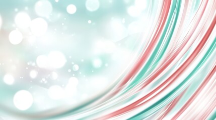 Leinwandbilder - Dynamic abstract background with colorful lines and soft blurs, a vivid modern design
