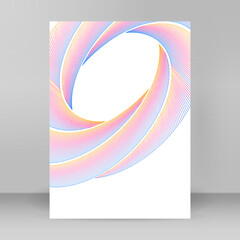 Poster - Design brochure A4 format advertising, for new product newsletters, technology graphics, report firm, event party jpg Business templates for multipurpose presentation. Easy editable wives lines