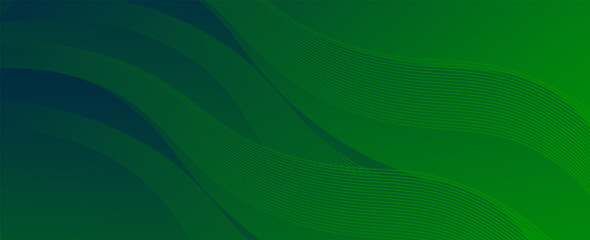 Poster - Minimal green gradient background. Vector illustration