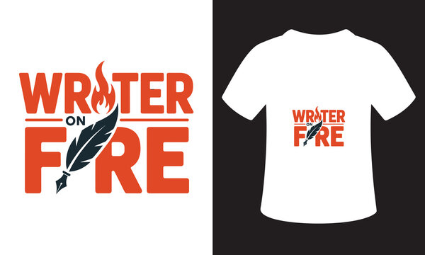 Writing Quote Typhography T-Shirt Design