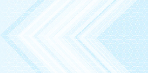Fototapete - Simple blue background. flat withe gradation wavy geometric background. white geometric triangles shapes. creative minimalist and various modern geometric shapes for background perfect for wallpaper