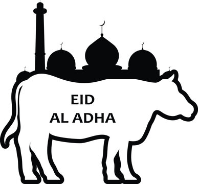 Illustration of Eid al-Fitr and Eid al-Adha icons, with transparent background suitable for design needs