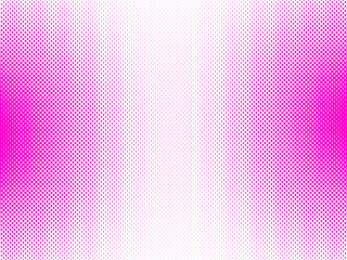 Poster - Abstract magenta pink background with textured halftone pattern, geometric shapes