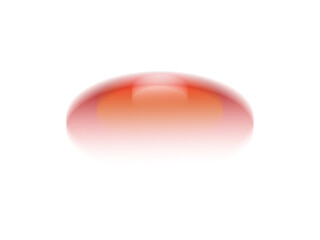 Poster - A glossy red sphere with highlights against a dark background, vector illustration