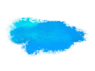 Poster - Abstract blue brush stroke background with textured artistic design on black backdrop