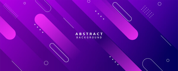 Fototapete - Dark purple gradient pink background with round light mesh and modern motion accents. Ideal for digital posters, apps, and bold campaigns.