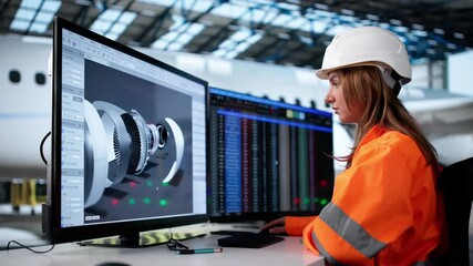 Poster - High-tech Aircraft Maintenance Utilizing 3D Computer Modeling