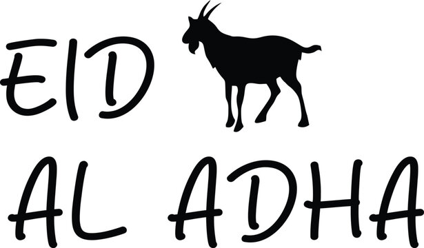 Illustration of Eid al-Fitr and Eid al-Adha icons, various sacrificial animals with transparent backgrounds as per design needs
