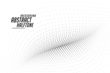 Aufkleber - Abstract halftone background with a swirling pattern of black dots