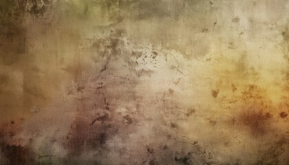 Aufkleber - weathered grunge texture with earth toned stains, cracked canvas surface, and distressed vintage look ideal for war-themed poster, digital background, or historic design artwork composition

