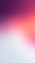 Poster - Abstract gradient illustration featuring soft hues of purple, pink, and orange blending seamlessly into a light background, creating a calming and modern visual experience for design projects